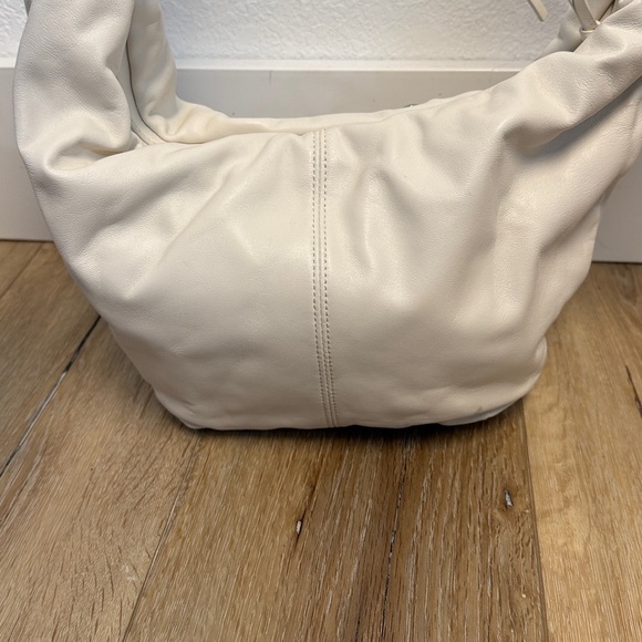 Maje Embellished Bow Bag in White Leather - Picture 5 of 15